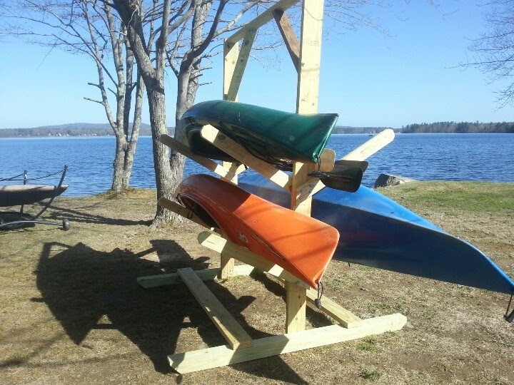 DIY Kayak Storage Racks
 Fishing Boat Topic Diy outdoor kayak rack