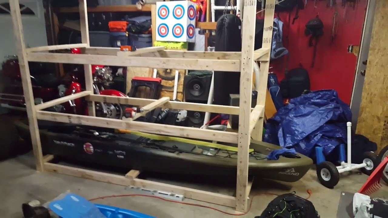 DIY Kayak Storage Racks
 DIY Kayak Storage