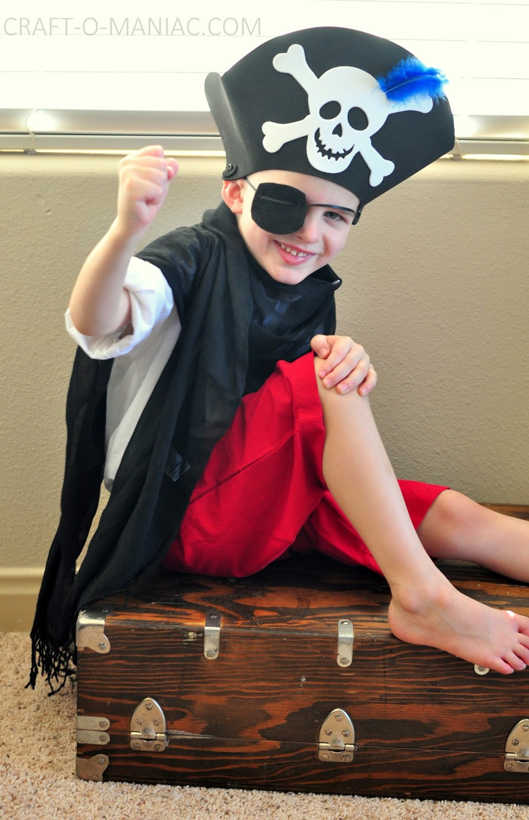 DIY Kid Pirate Costume
 Kids Activity Dress Up Costumes Craft O Maniac