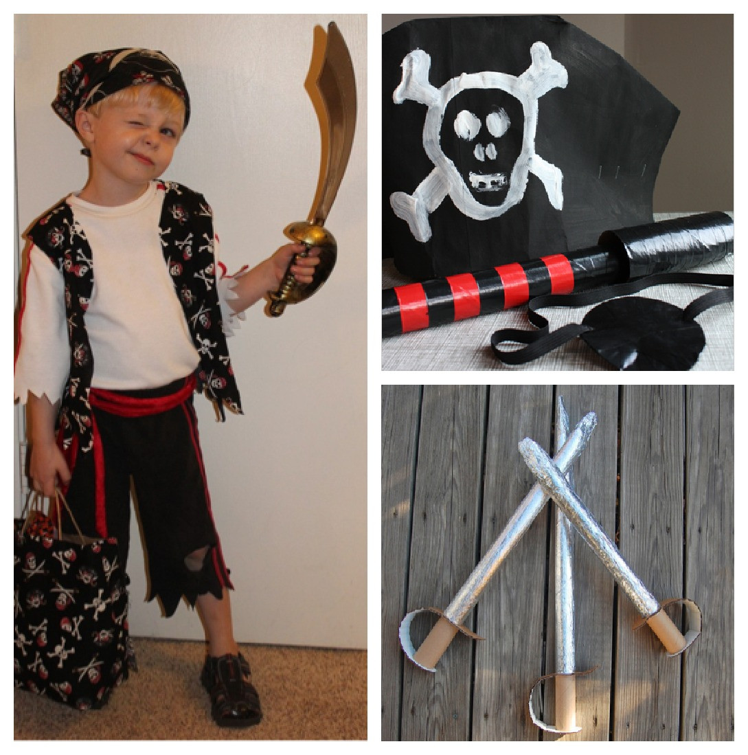 DIY Kid Pirate Costume
 DIY Pirate Costumes Crafts & Treats