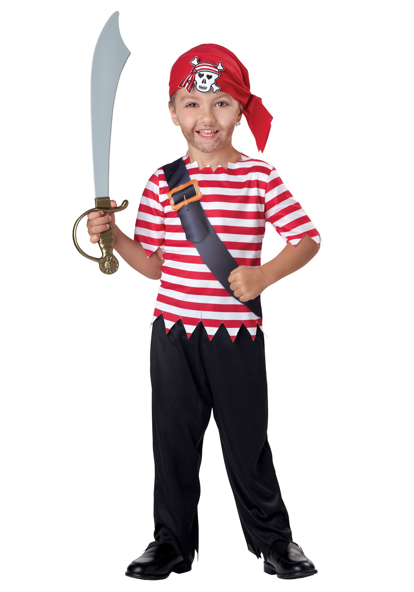 DIY Kid Pirate Costume
 Toddler Pirate Costume