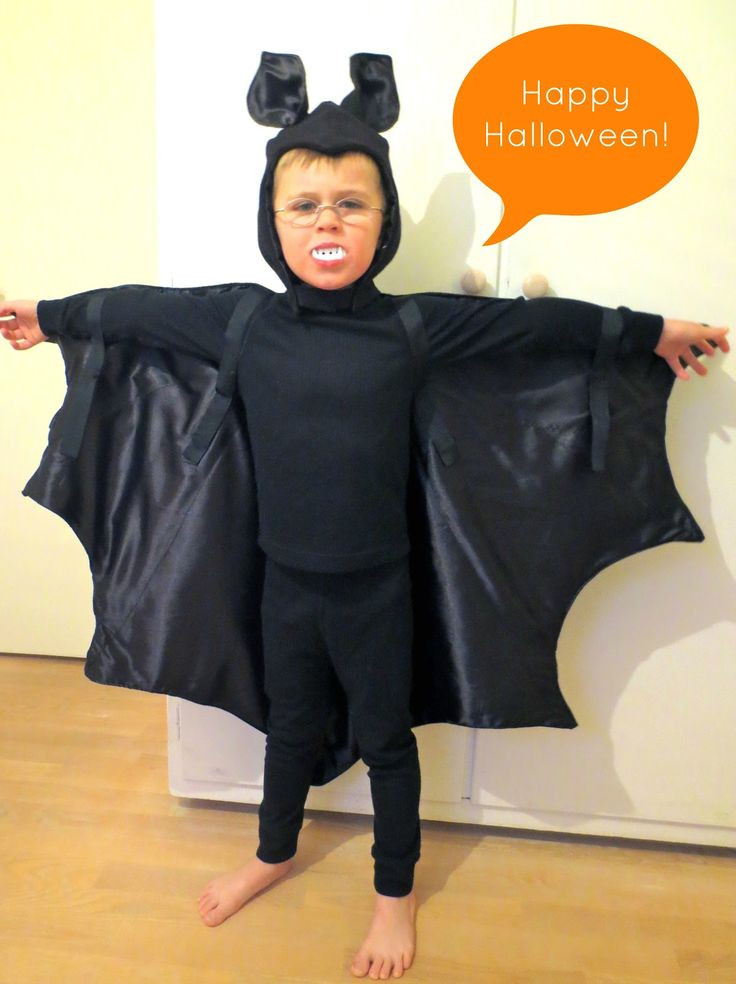 DIY Kids Bat Costume
 DIY Bat Costume