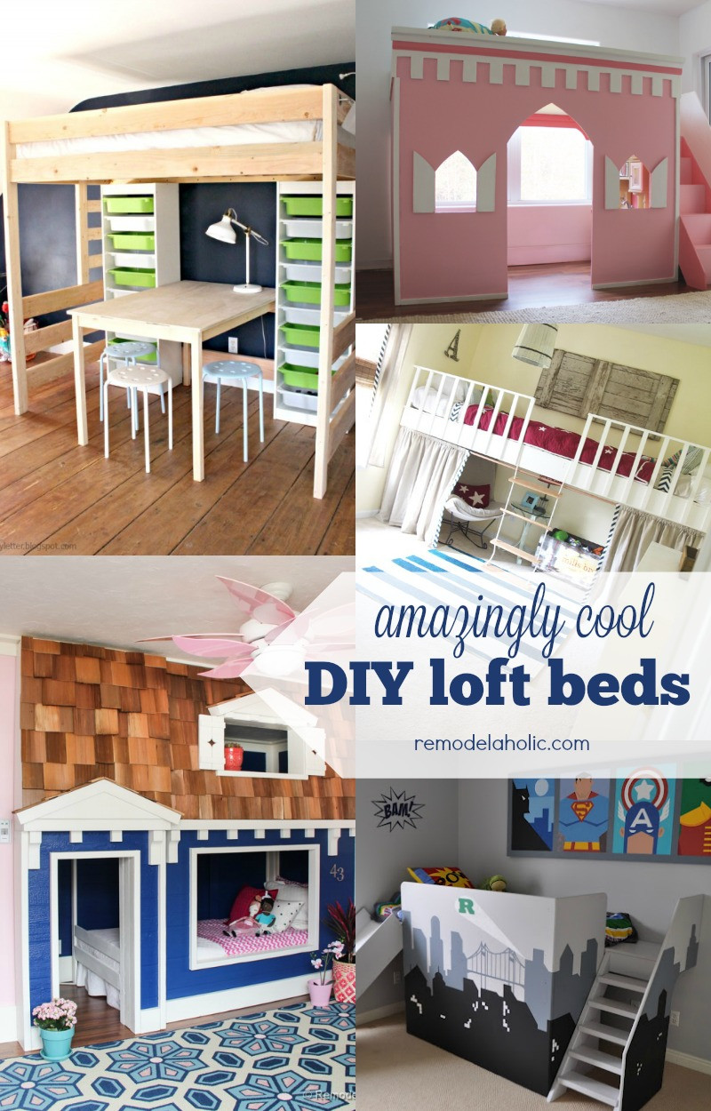 DIY Kids Bed With Storage
 Remodelaholic