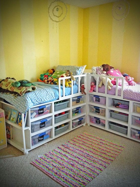 Diy Kids Bed With Storage
 From A to Being DIY Toddler Storage Beds