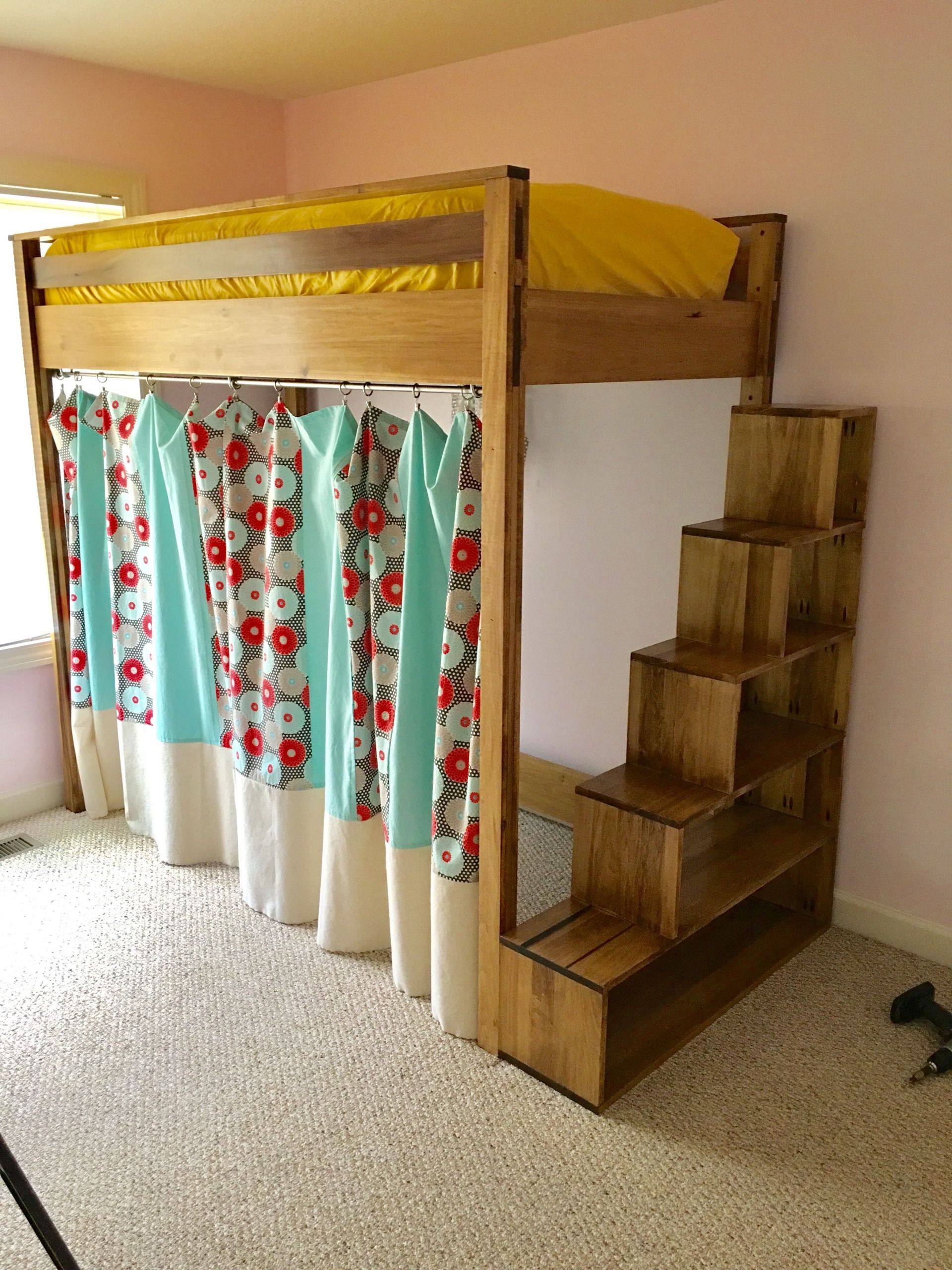 Diy Kids Bed With Storage
 storage stairs for loft bed diy