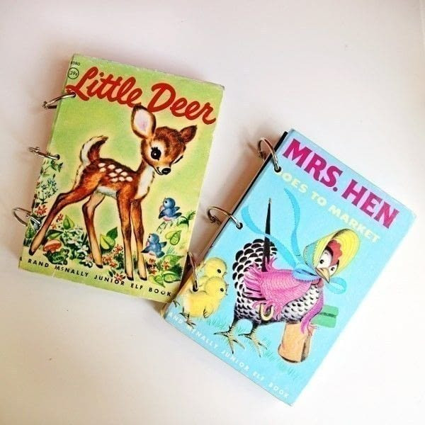 DIY Kids Book
 Diy Vintage Children s Book Note Books · How To Make A