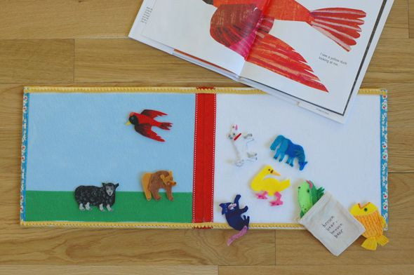 DIY Kids Book
 Little Green Notebook DIY Children s Flannel Story Board