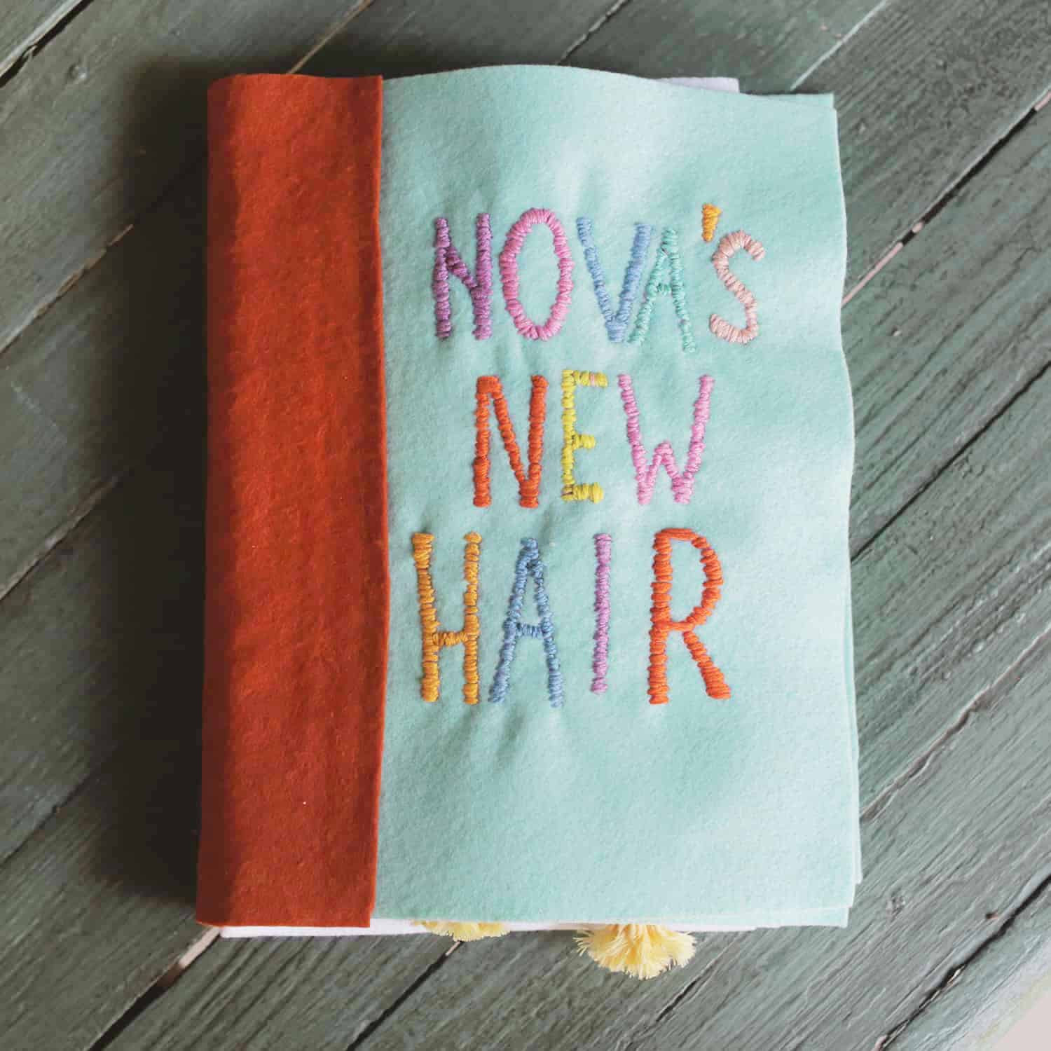 DIY Kids Book
 "Nova s New Hair" Homemade Children s Book A Beautiful Mess