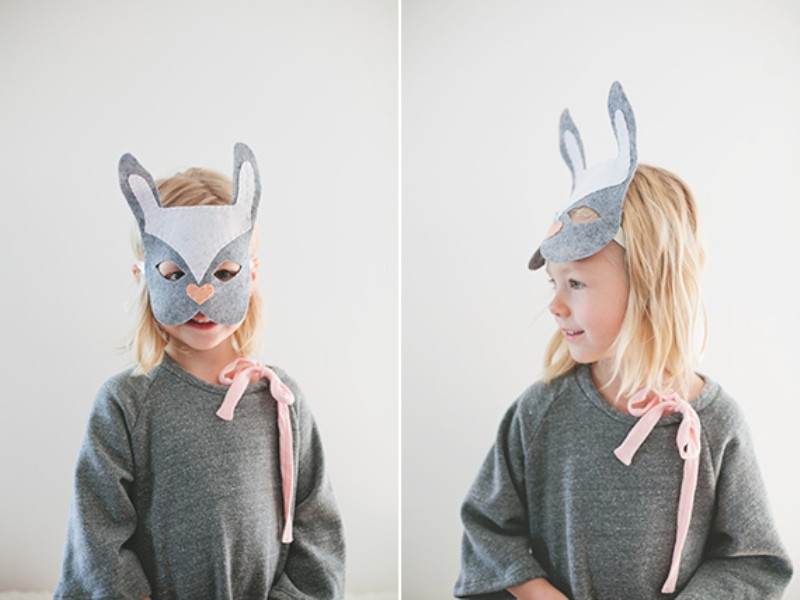 DIY Kids Bunny Costume
 Last Minute DIY Bunny Costume For Halloween