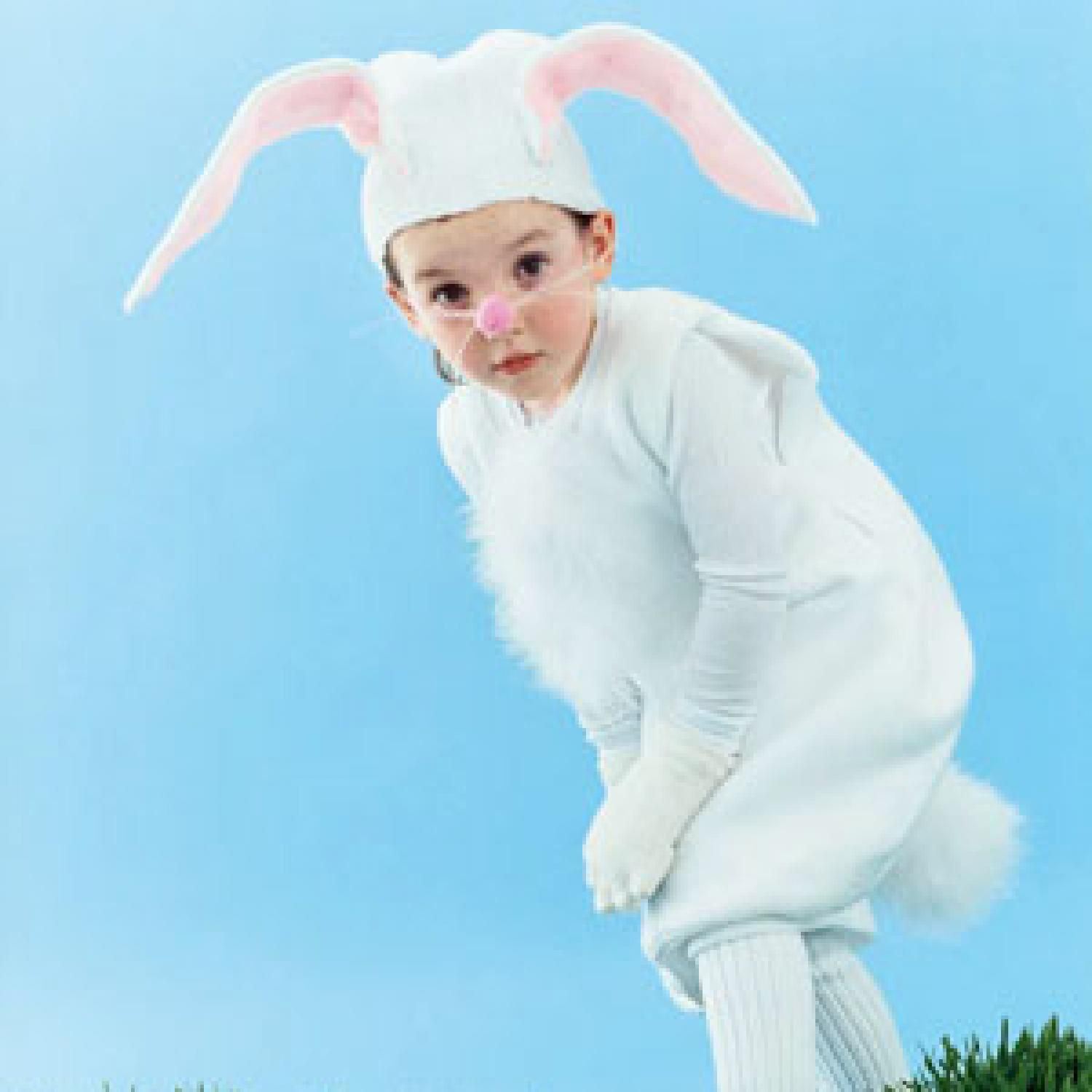 DIY Kids Bunny Costume
 White Rabbit Costume
