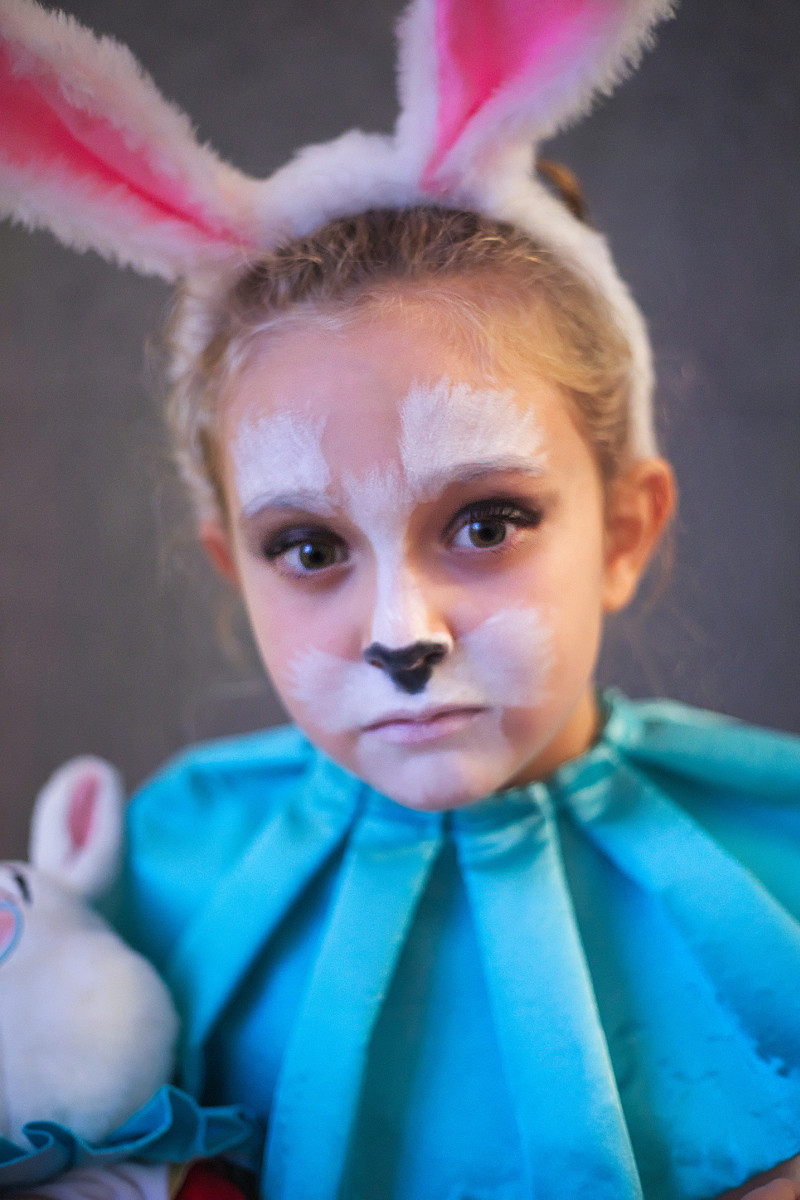 DIY Kids Bunny Costume
 DIY Halloween kids costumes white rabbit Fannice Kids