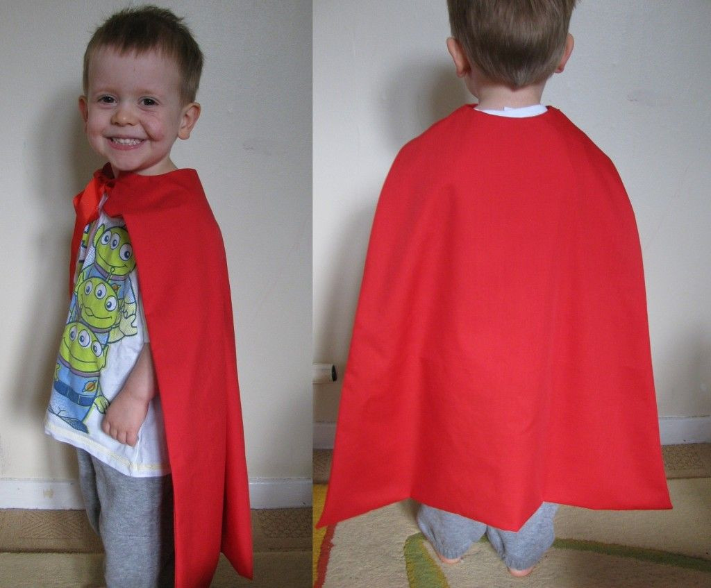 DIY Kids Cape
 How To Make A Kids Cape With images