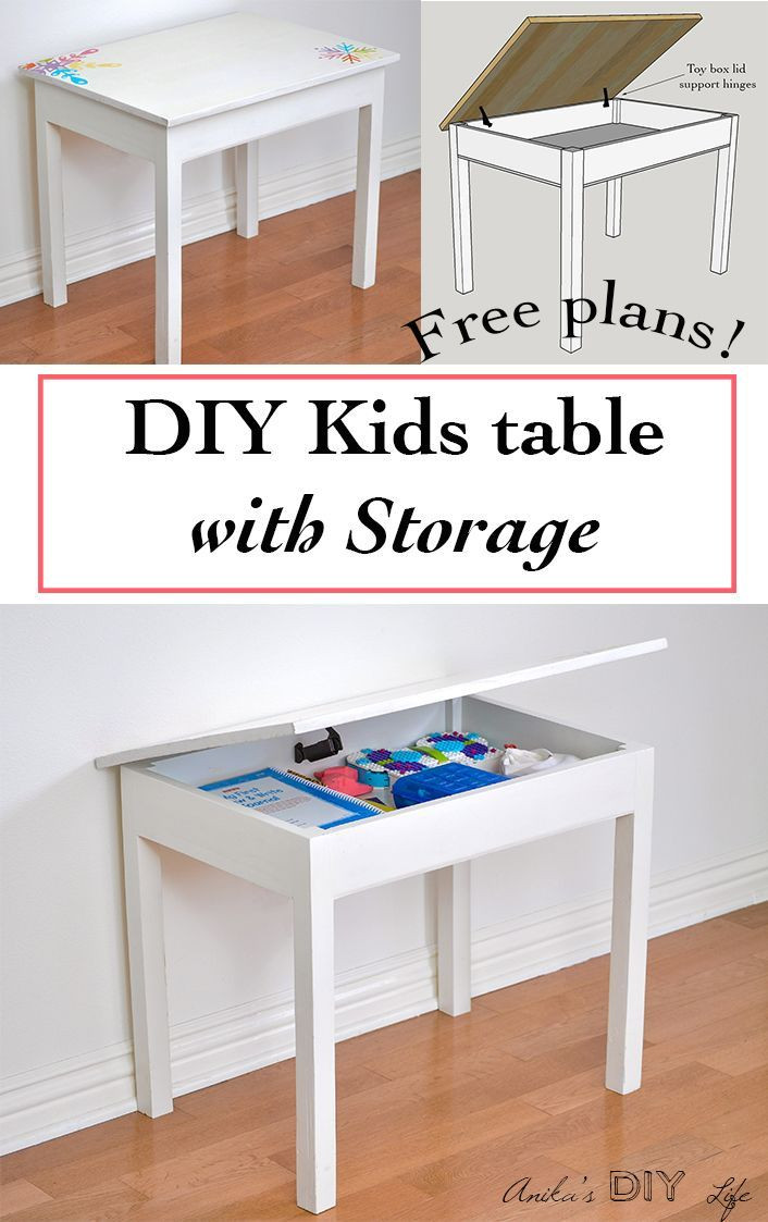 DIY Kids Desk Plans
 1047 best Furniture DIY images on Pinterest