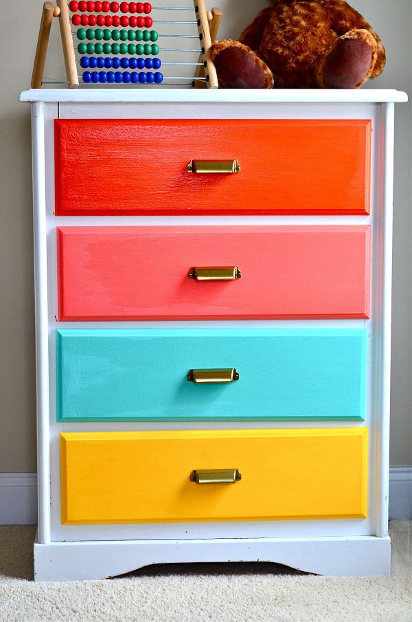 DIY Kids Dresser
 Colorful DIY Dressers That Pack a Punch