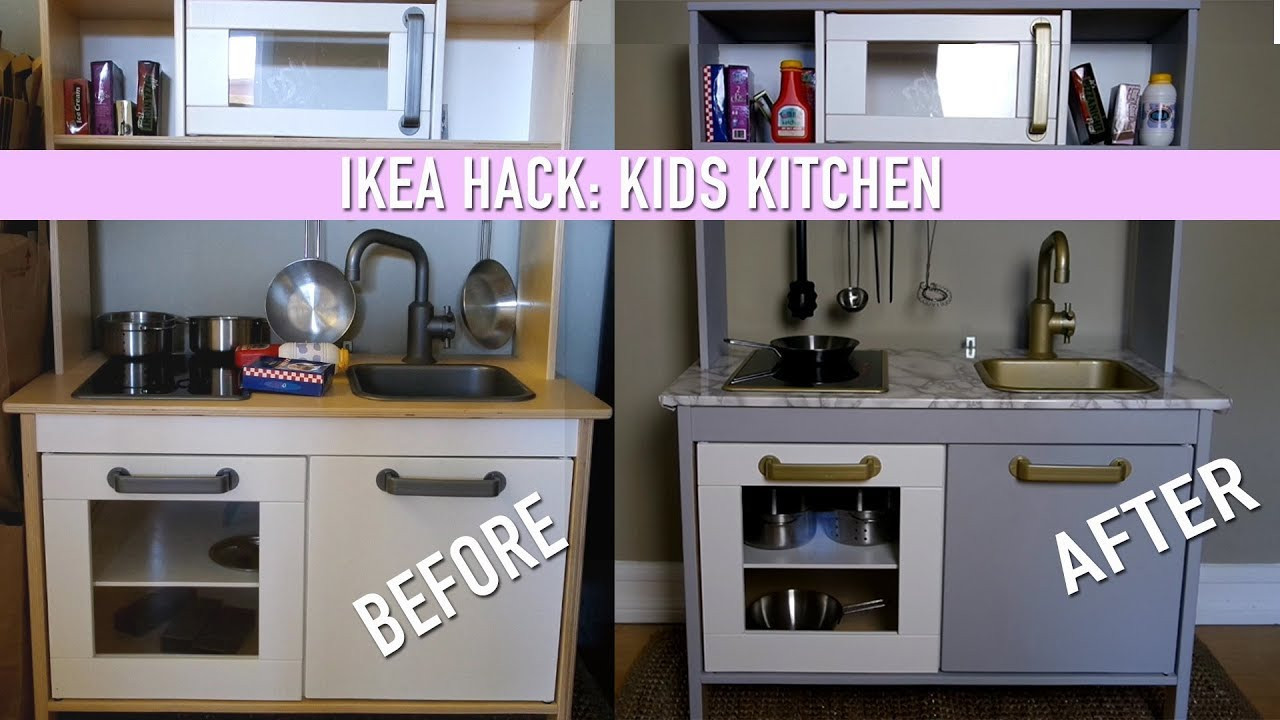 DIY Kids Kitchen Set
 IKEA Hack DIY Kids Kitchen Set