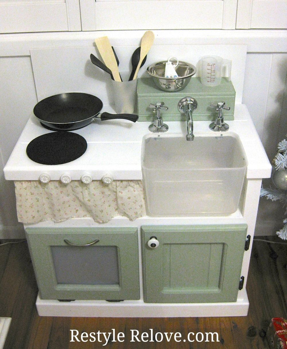 DIY Kids Kitchen Set
 DIY Kids Wooden Kitchen