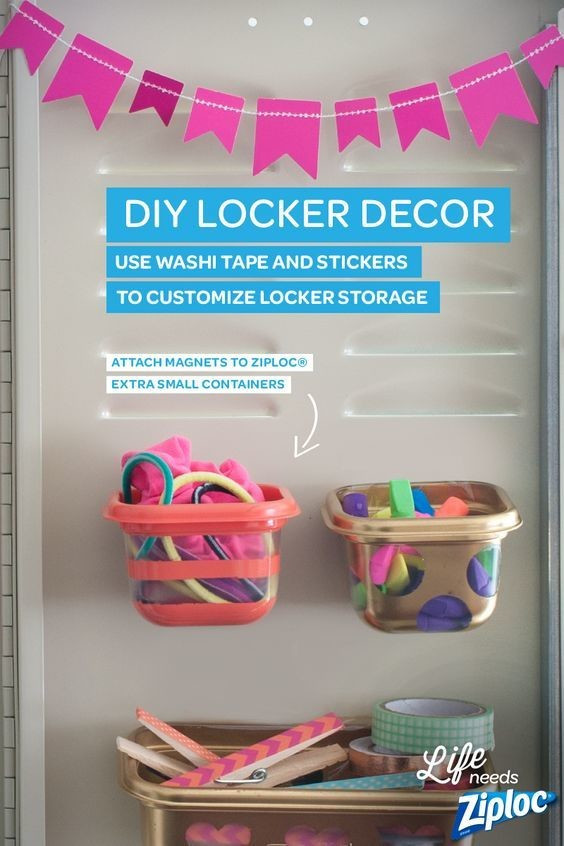 DIY Kids Locker
 DIY Locker Decor Ideas Exciting Back to School DIYs for