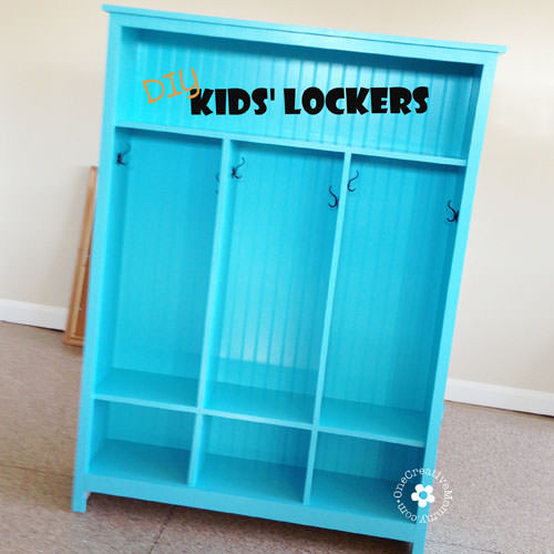 DIY Kids Locker
 Make your own storage lockers Perfect for kids