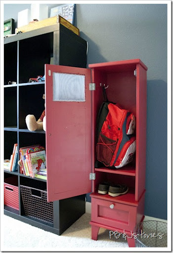 DIY Kids Locker
 10 Ideas To Use Lockers As Kids Room Storage