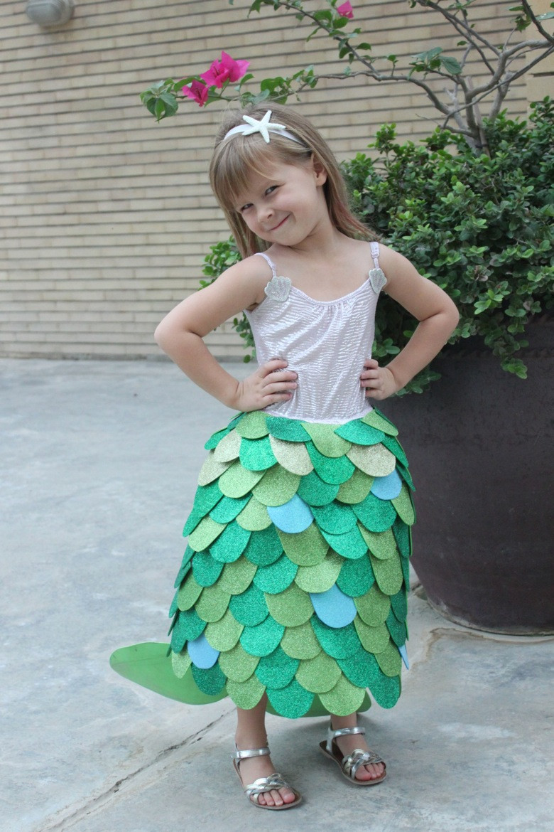 DIY Kids Mermaid Costume
 13 Clever Halloween Costumes for Kids Spooky Little