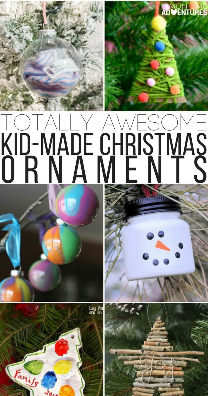 DIY Kids Ornaments
 Totally Awesome Kid Made Christmas Ornaments