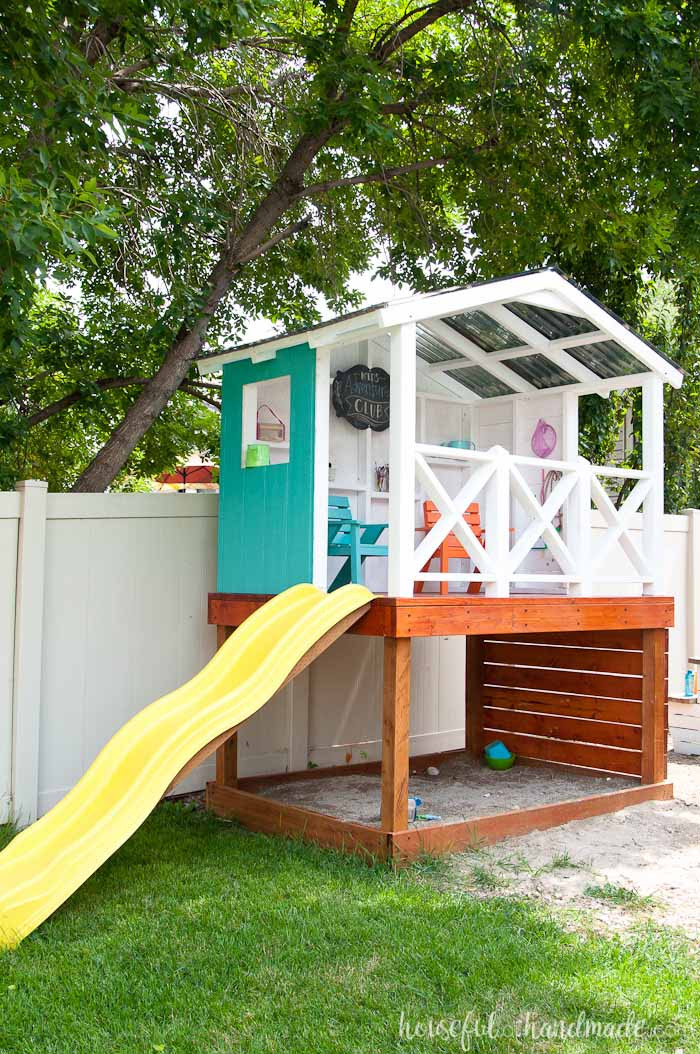 DIY Kids Outdoor Playhouse
 How to Build an Outdoor Playhouse for Kids Houseful of