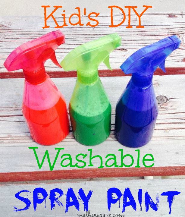 DIY Kids Paint
 DIY Washable Spray Paint for Kids Cash Giveaway
