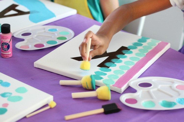 Diy Kids Painting Party
 DIY Painting Party For Kids – Party Ideas