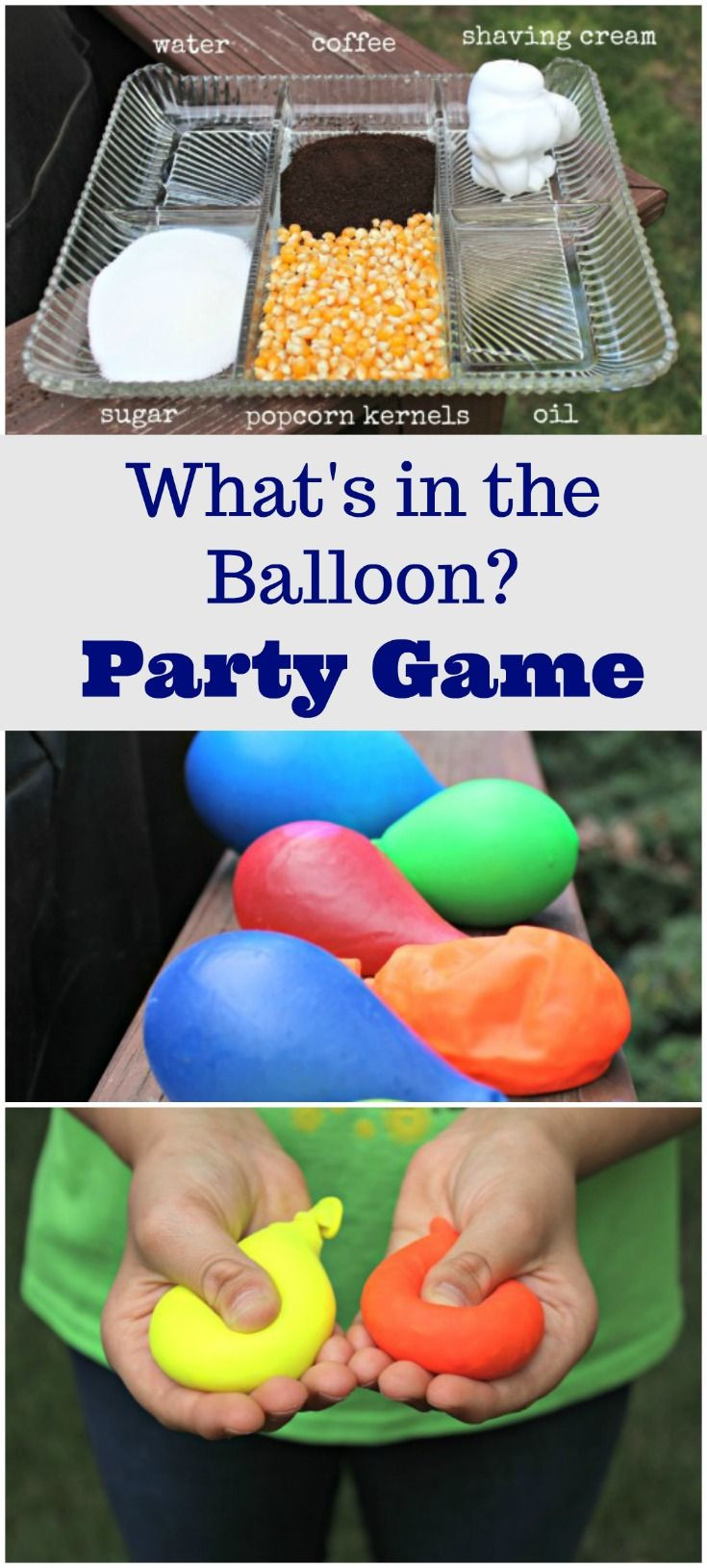 DIY Kids Party Games
 Party Games for Kids Mystery Sensory Balloons