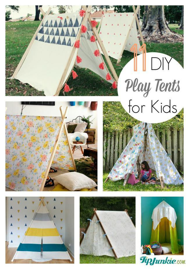 DIY Kids Play Tent
 11 Easy DIY Play Tents for Kids – Tip Junkie