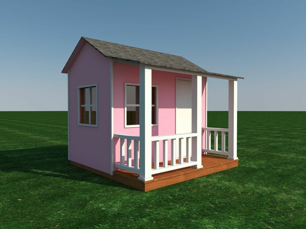 DIY Kids Playhouse
 Build your own Shed or Playhouse for the kids DIY Plans