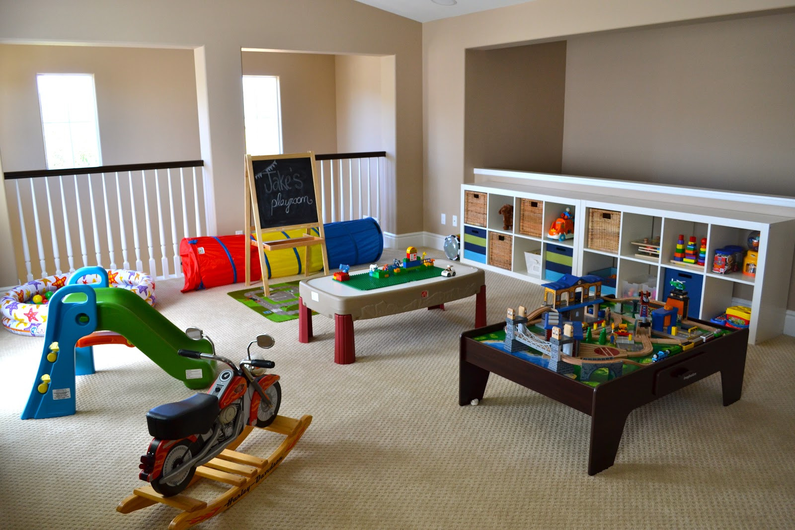 DIY Kids Playrooms
 Playroom Tour With Lots of DIY Ideas • Color Made Happy
