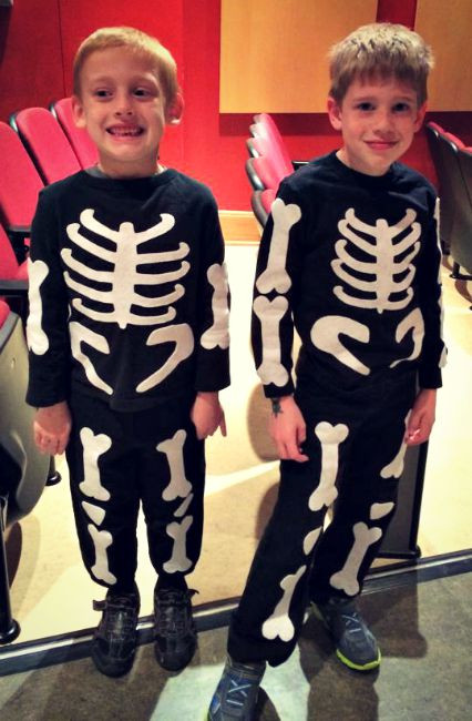 DIY Kids Skeleton Costume
 DIY Skeleton Costume Inspiration The Little Things Journal