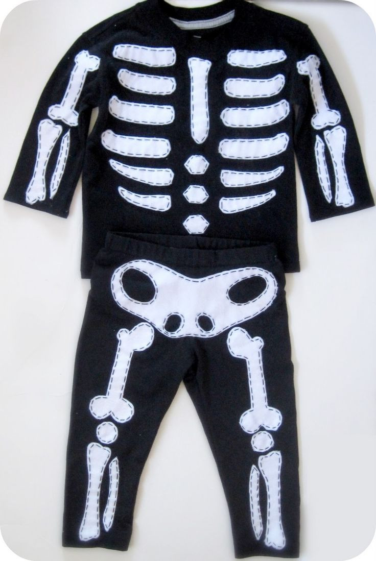 DIY Kids Skeleton Costume
 28 best Cute skeleton crafts for kids images on Pinterest