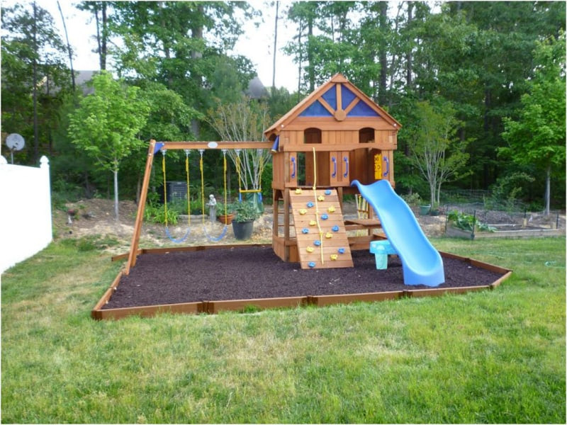 DIY Kids Swing Set
 DIY Swing Sets And Slides For Amazing Playgrounds