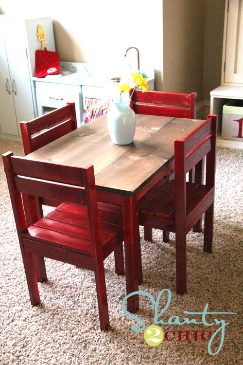 DIY Kids Table And Chairs
 DIY Inspiratio