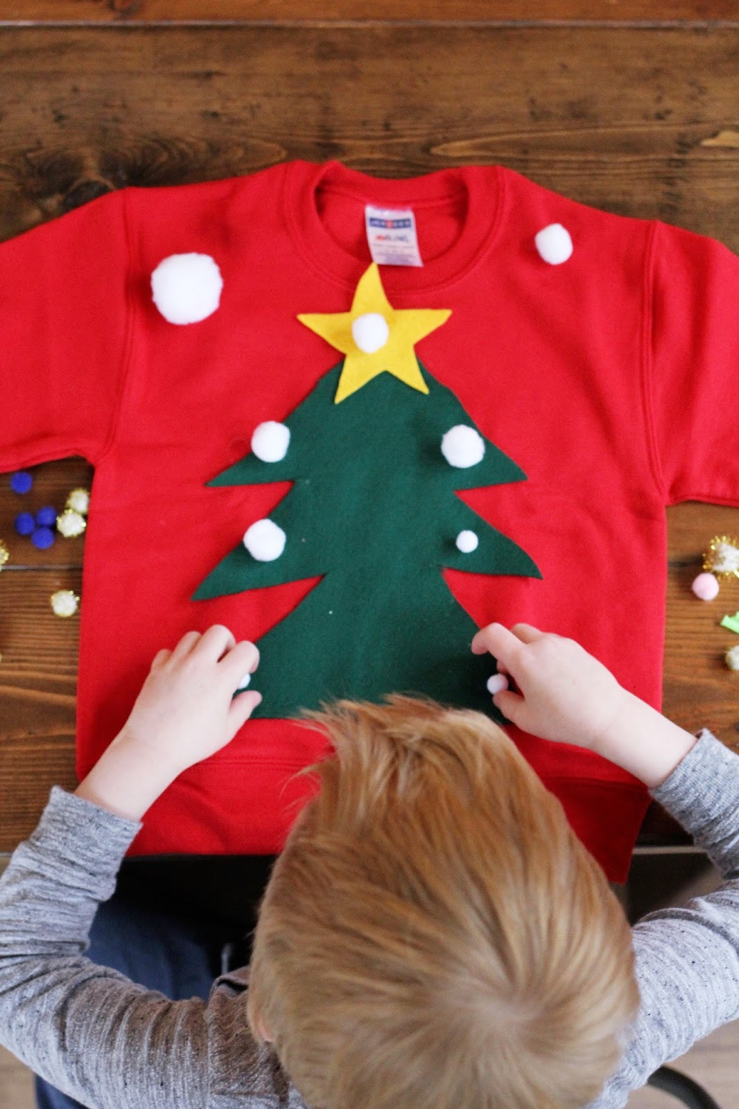 DIY Kids Ugly Christmas Sweater
 DIY Ugly Christmas Sweater For Kids