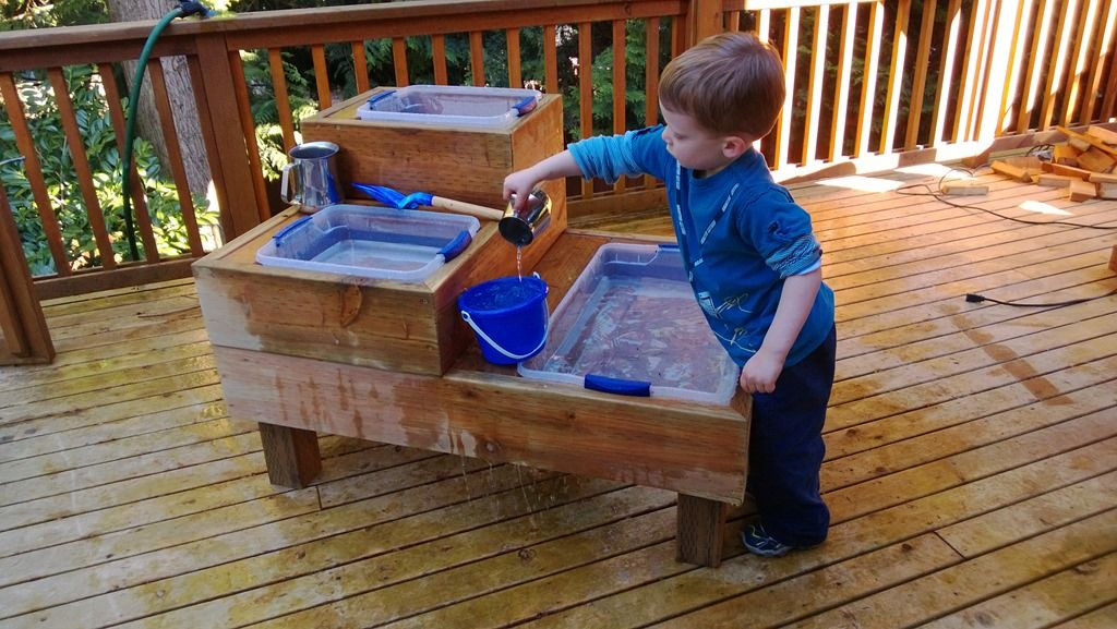 DIY Kids Water Table
 I recently pleted building a fairly basic custom water