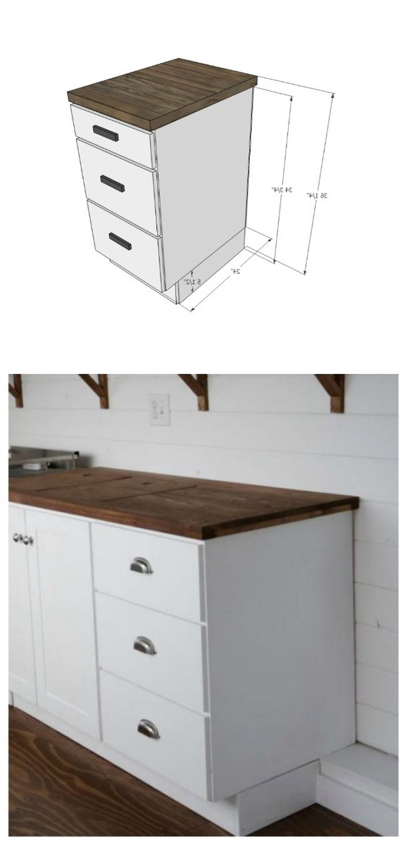 DIY Kitchen Cabinets Plans
 Ana White