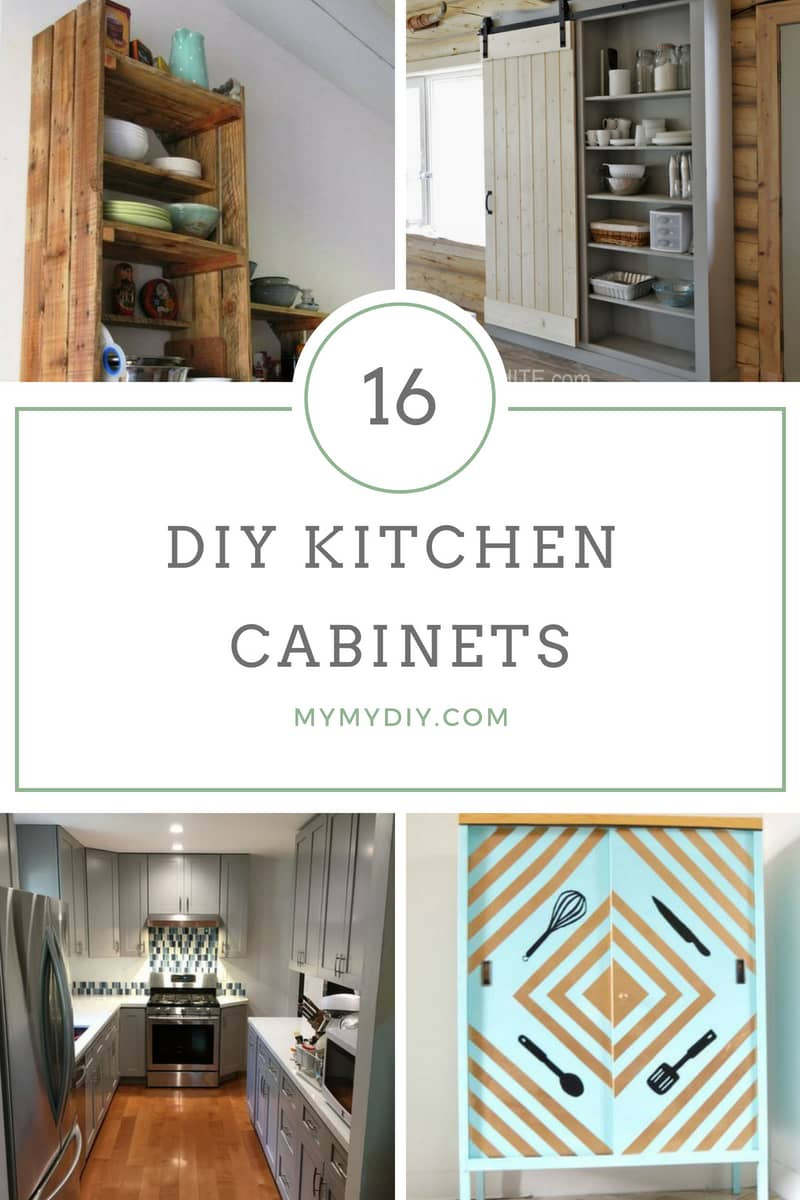 DIY Kitchen Cabinets Plans
 16 DIY Kitchen Cabinet Plans [Free Blueprints] MyMyDIY