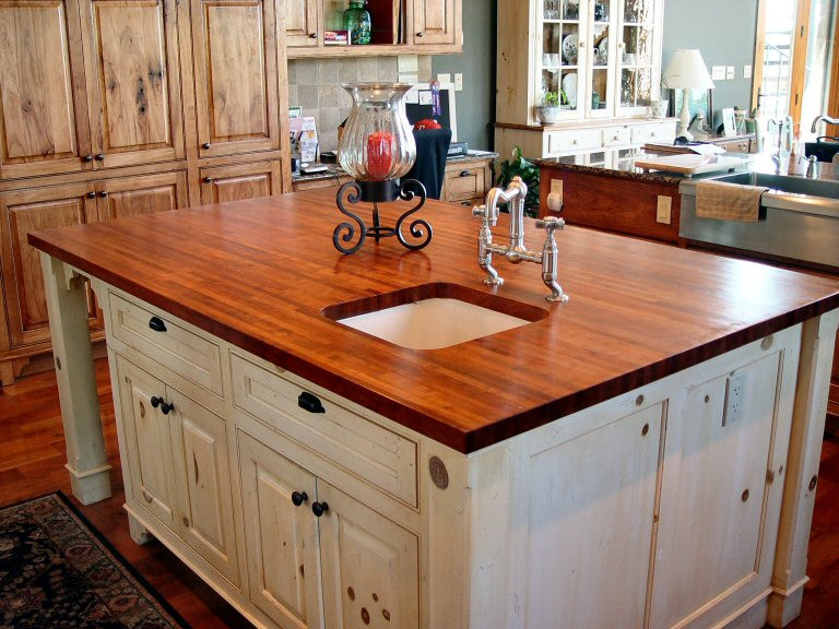DIY Kitchen Countertops Wood
 20 Ideas for Installing a Wooden Countertop at Your Home