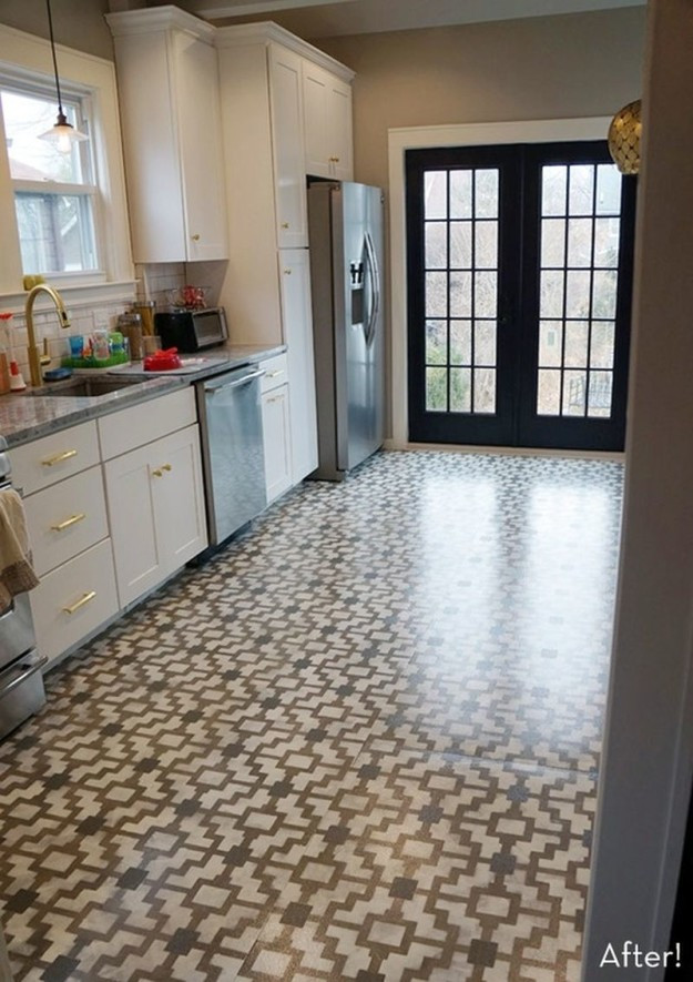 Diy Kitchen Floor Ideas
 How to Make Cement Floors More Appealing DIY Projects