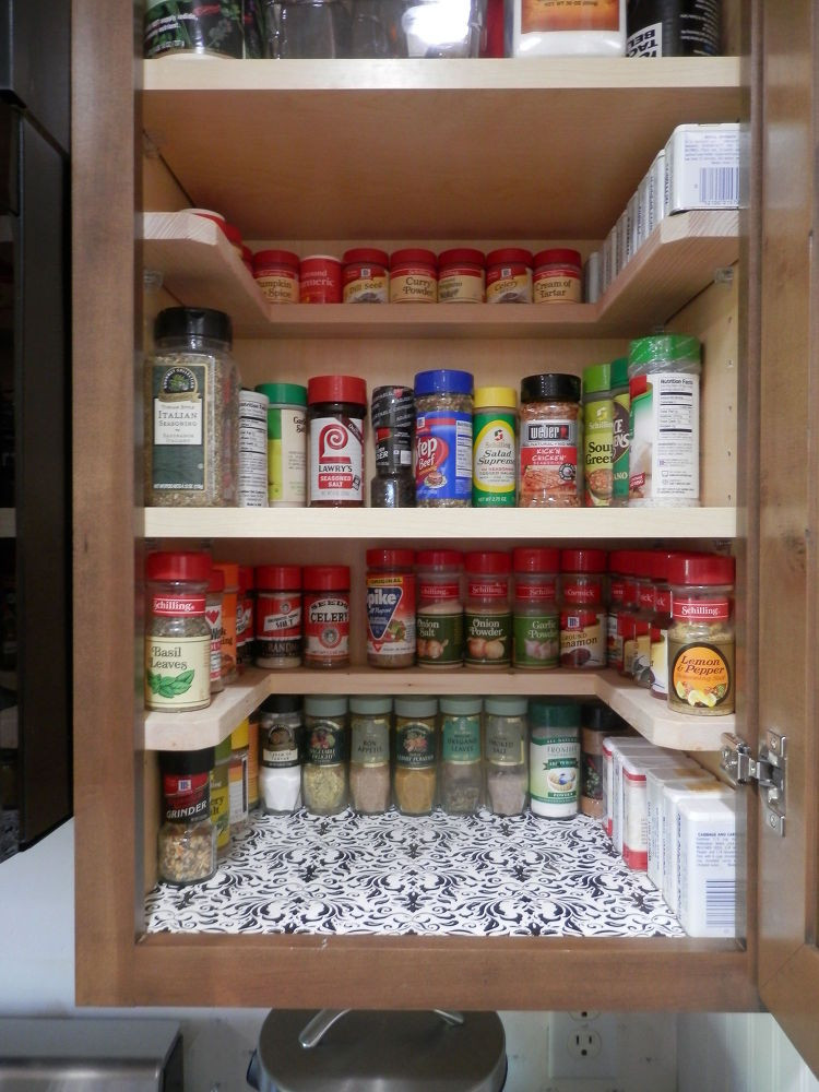 DIY Kitchen Organizers
 DIY Spicy Shelf organizer
