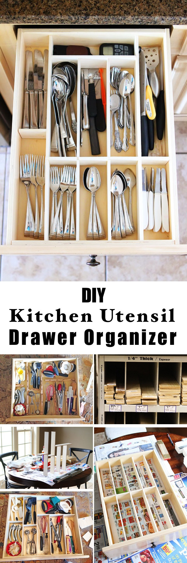 DIY Kitchen Utensil Organizer
 15 Innovative DIY Kitchen Organization & Storage Ideas