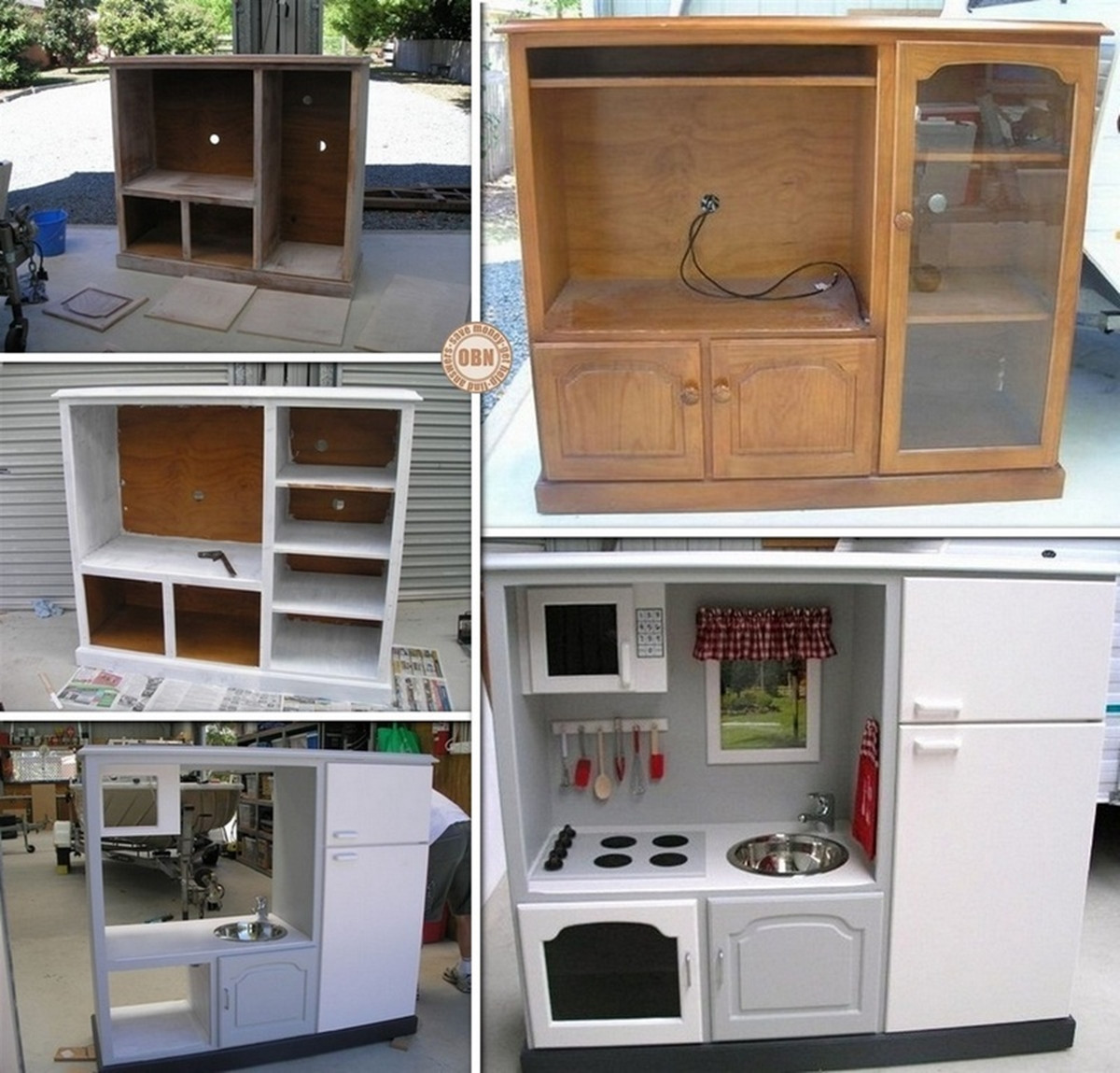 DIY Kitchens For Kids
 Wonderful DIY Kids Play Kitchen from Old Nightstand
