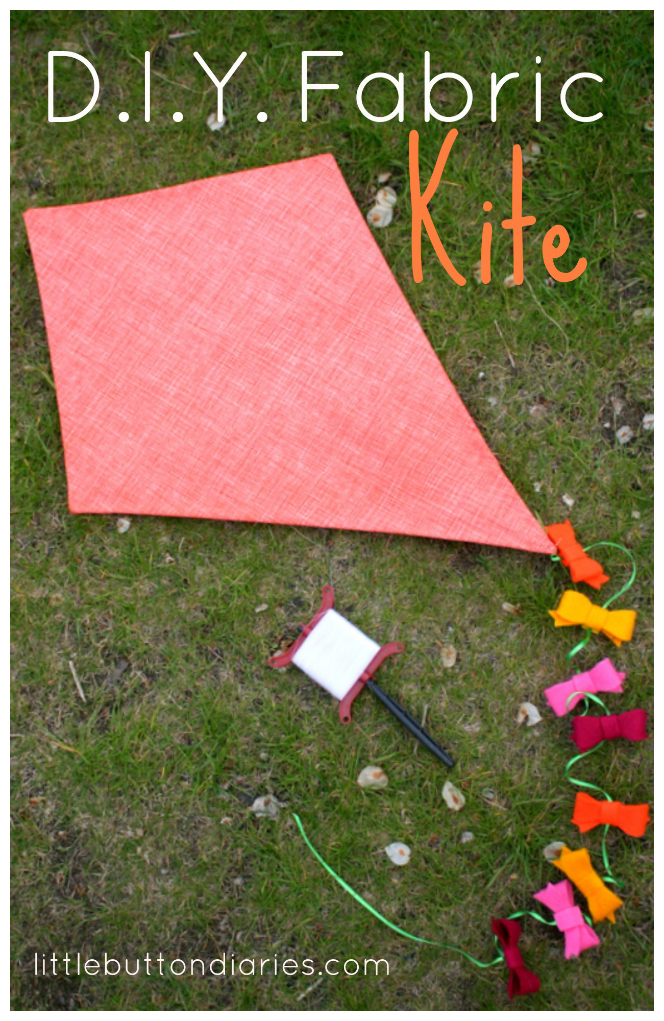 DIY Kites For Kids
 Nap Time Crafts Fabric Kite for Kids Little Button Diaries