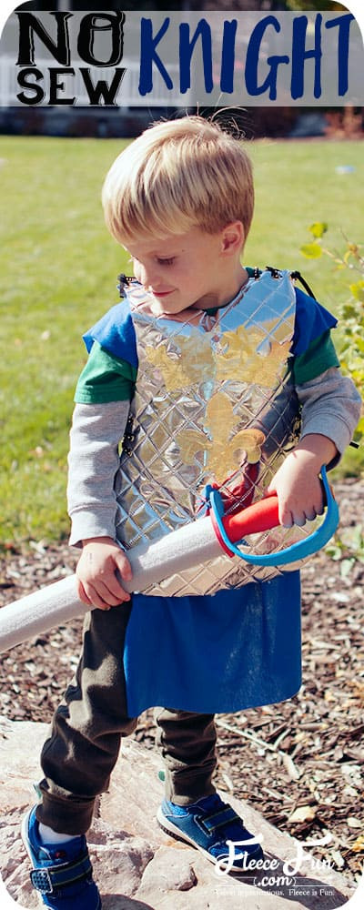 DIY Knight Costume
 No Sew Knight Costume DIY Tutorial ♥ Fleece Fun