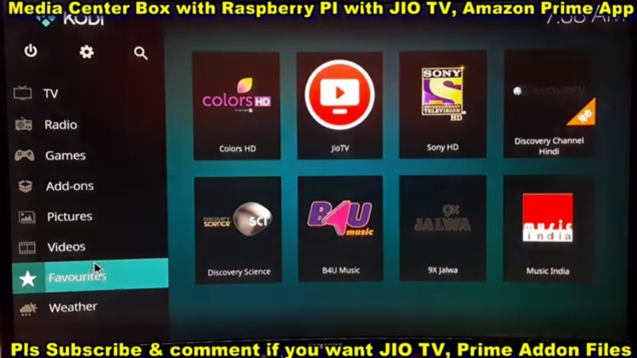 DIY Kodi Box
 DIY Raspberry PI Kodi Media Box with JIO TV Prime Video