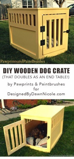 DIY Large Dog Crate
 Dog Cage Table Foter