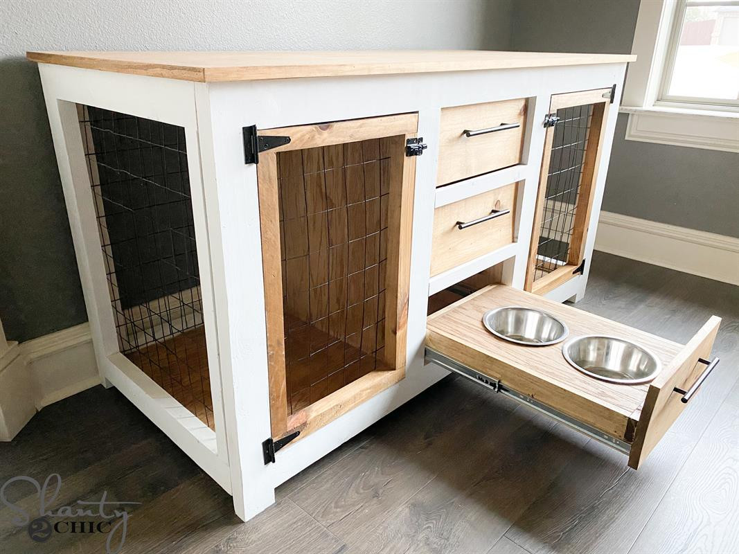 DIY Large Dog Crate
 DIY Dog Crate Console buildsomething
